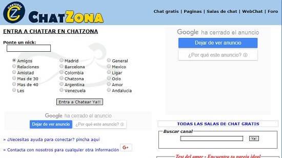 mejor pagina chat gratis sin registrarse