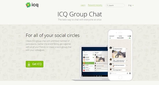 ICQ paginas de chat