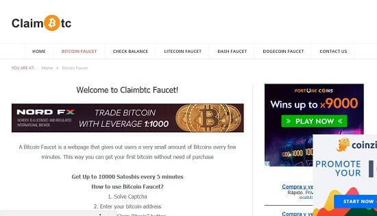 paginas para obtener bitcoin gratis