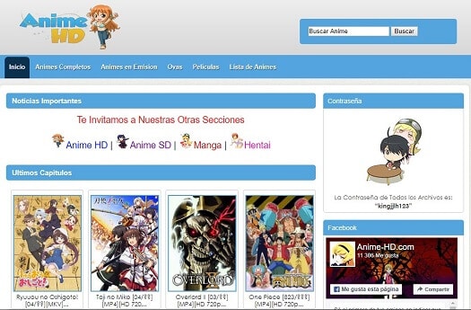 Animes HD página para descargar anime gratis