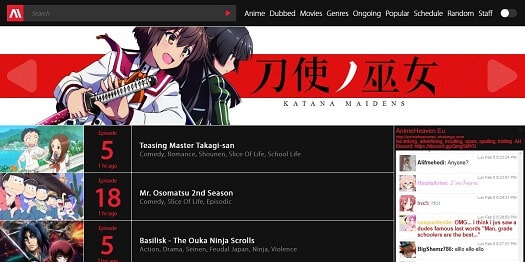 Anime Heaven mejor página para ver anime en inglés