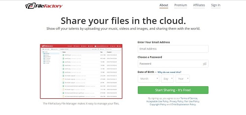 Filefactory webs para subir archivos