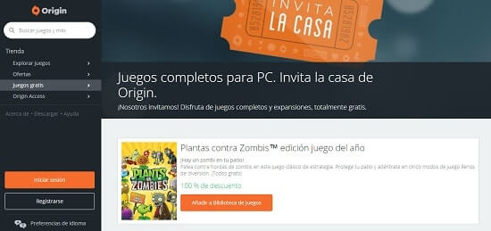 Invita la Casa paginas para descargar juegos