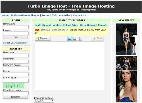 TurboImageHost donde subir imagenes