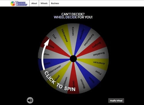 wheeldecide hacer sorteo online