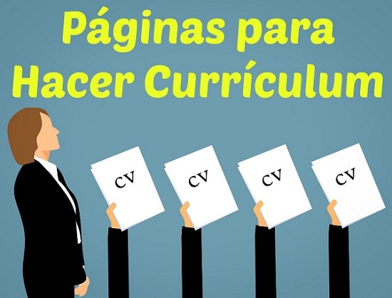 páginas para hacer cv