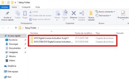 Windows 10 activación digital