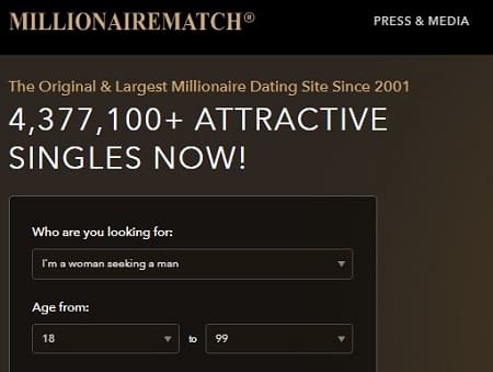 Mmillionairematch conocer hombres ricos